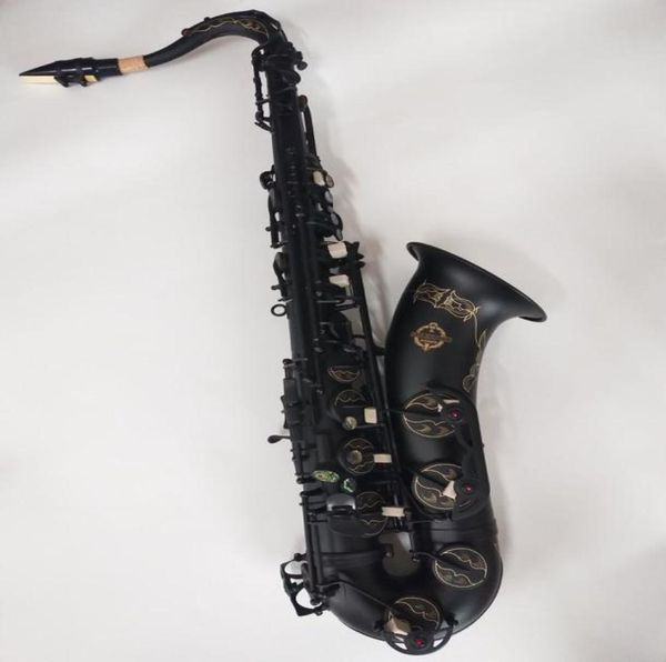 Strumento musicale suzukitenor di qualità saxofono corpone nero sax oro nichel con bocchino professionista7380800