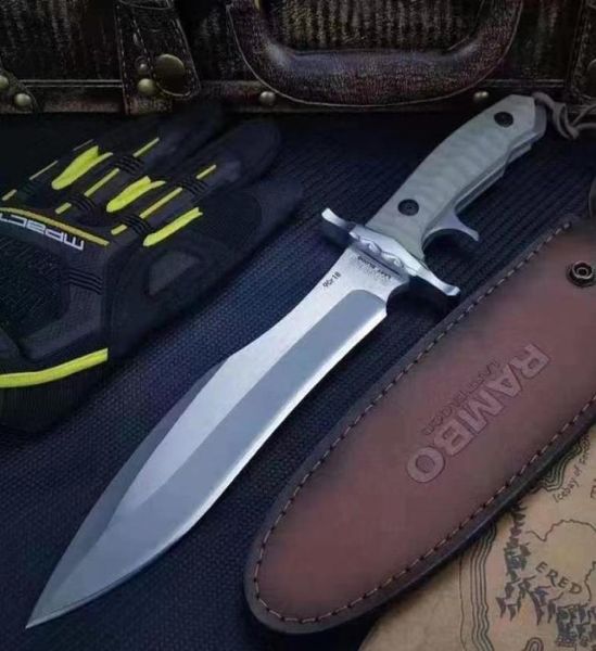 Stallone mk9 coltello a lama fissa tattica 9cr18mov g10 manico a caccia esterna da caccia sopravvivenza coltelli dritti edc tools7686604