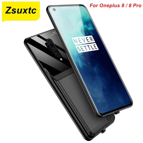 Спроектирующие зарядные устройства для батареи на 10000 мАч для OnePlus 8 8 Pro Batter Case Smart Power Bank для OnePlus 8 Pro Battery Case