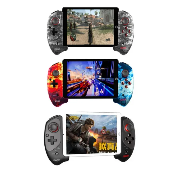 Gamepads 2021 Yeni İpega PG9083A Bluetooth Gamepad Kablosuz Teleskopik Oyun Kontrolörü Pratik Streç IOS/Android/Win için Joystick Pad