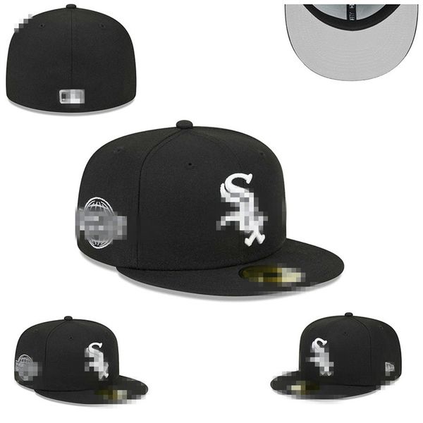 Nuovo designer Dimensione classica cappello da baseball cappello da baseball cappello da baseball per adulti squadre maschile e donne completamente chiuse dimensioni 7-8 c2