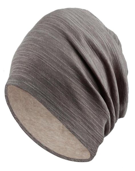 Winterhüte für Frauen Beanies Baumwolle gemischte Hip -Hop -Kappen Slouch Warm Hat Festival Unisex Turban Cap Solid Color Bonnet Hats K03582846766