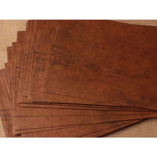 2024 50pcs/Lot 16x11CM alter Stil Vintage Papierhülle Brown Kraftpackaging für Retro Postkarte Einladungskarte kleiner Geschenkbrief für