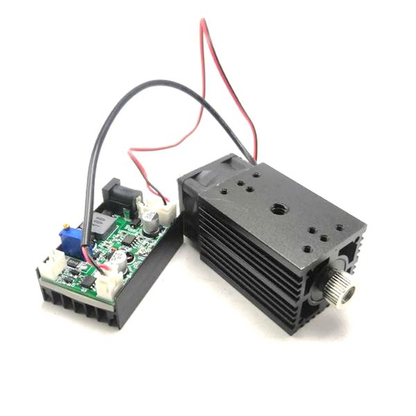 Fokussierbar 808nm 200 MW/300 MW/500 MW Infrarot IR DOT/LINE Laser Diodenmodul mit TTL -Lüfterkühlung 12V