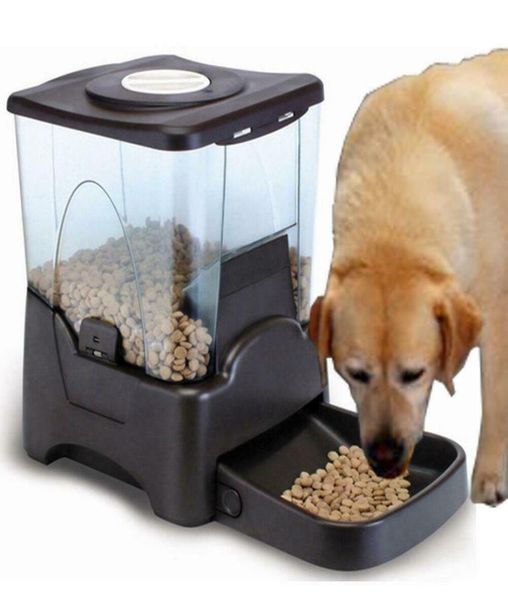 10L ЖК -дисплея Программируемая порция Contro Automatic Food Feeder8606302