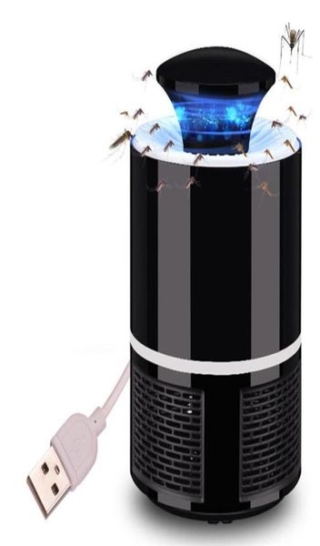 USB Electric Mosquito Killer Lamp светодиодная ошибка Zapper Light Pest Control Living Room Mute Mute Mosquito Killer Trap Lop Bug Repeller ROAC6550922