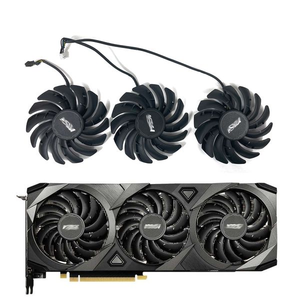 85 mm PLD09210B12HH 12V 0.40A Ventole di raffreddamento per MSI GeForce RTX 3070 3080 3090 Ventus 3x Gaming Schema di raffreddamento