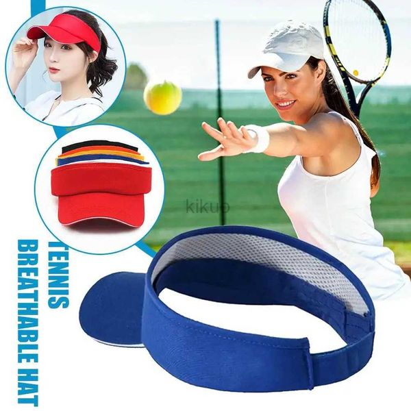 Visors Ball Caps Caps Männer Frauen verstellbare Sportstirnband -Sonne Sport Visor Hut Running Caps Tennis Beach Hut Outdoor Sport 1PCS 240412