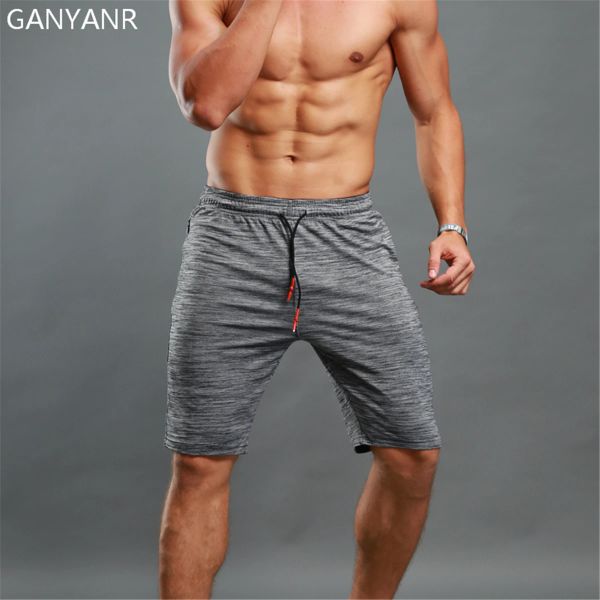 Calças Ganyanr Brand Running Men Basketball Gym Sport calça curta