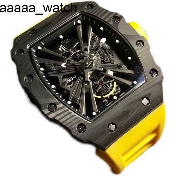 Richardmill Watch The Ristech -часы роскошные дизайнерские дизайнерские мужские углеродные волокно Автоматическое механическое выпуск