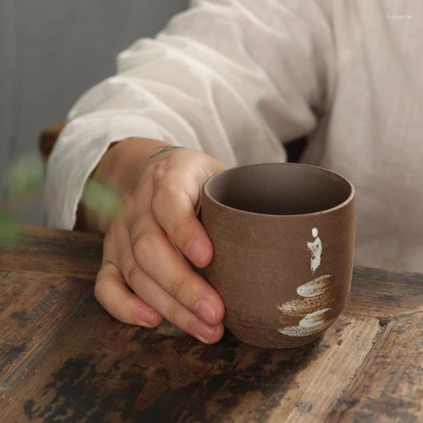Чашки блюдцы Китай Керамическая чайная чашка белая фарфоровая керамика личная однополога Оптовая чашка для винной кружки