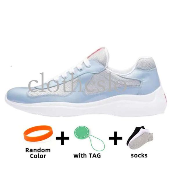 Top Designer Americas Cup Cup America Cup Sapatos casuais Casual Runner Women Low Top Sneakers Shoes Homem Men Rubrote