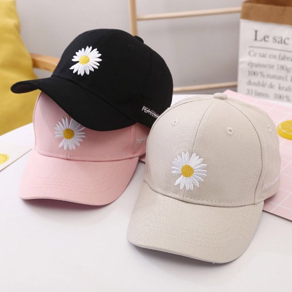 Fashion Baseball Cap für Frauen Männer Little Daisy Stickerei Hut Baumwollweiche Top Caps Casual Snapback Hats Quan Zhilong Gd gleich