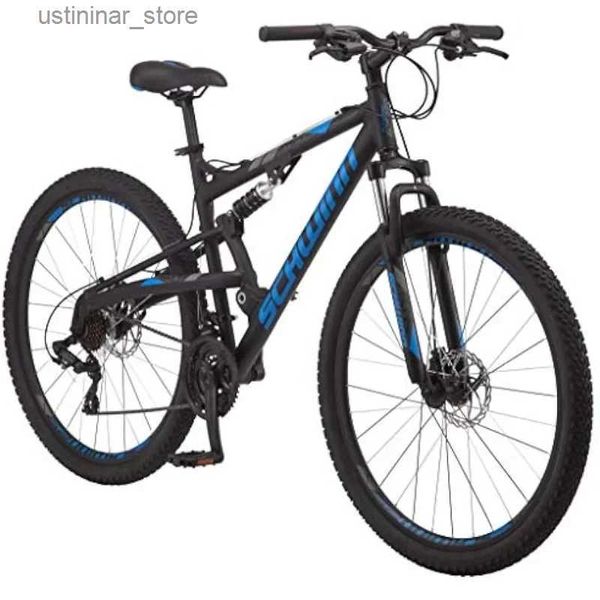 Bike Ride-ons S29 Mens e Womens Mountain Bike da 29 pollici Tele in alluminio Freni a disco meccanico a doppia sospensione L47 L47