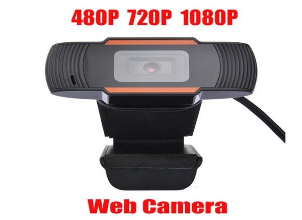 Nova câmera da web da webcam em HD 30FPS 480P720P1080P Câmera PC Builtin Soundabsorbing Microfone USB 20 Registro de vídeo para computador for6081572