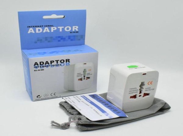 Adattatore di spine da viaggio universale quattro in uno con UE UK AU US POWER CHOCKGER ADAPTER International Electric Connector7794912