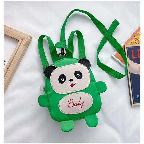 Zaino carino cartone animato panda zaino per bambini per bambini in età prescolare per bambini da viaggio per bambini sacchetti di scuola per bambini anti-lost mini