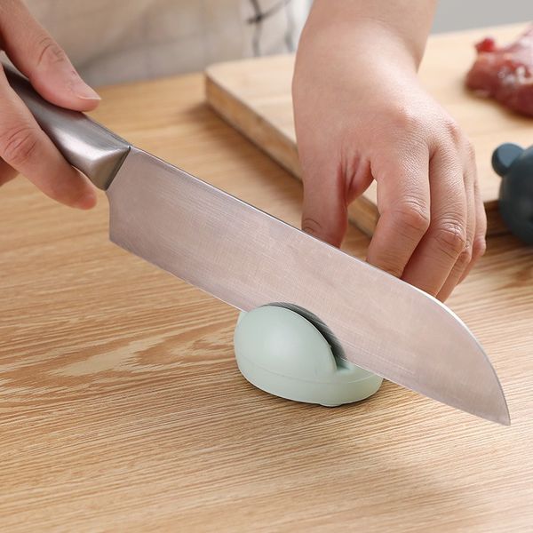 3/1pc Auminoso creativo rana grave durevole cucina portatile da cucina da cucina scissors blade mini apgile in pietra accessori gadget