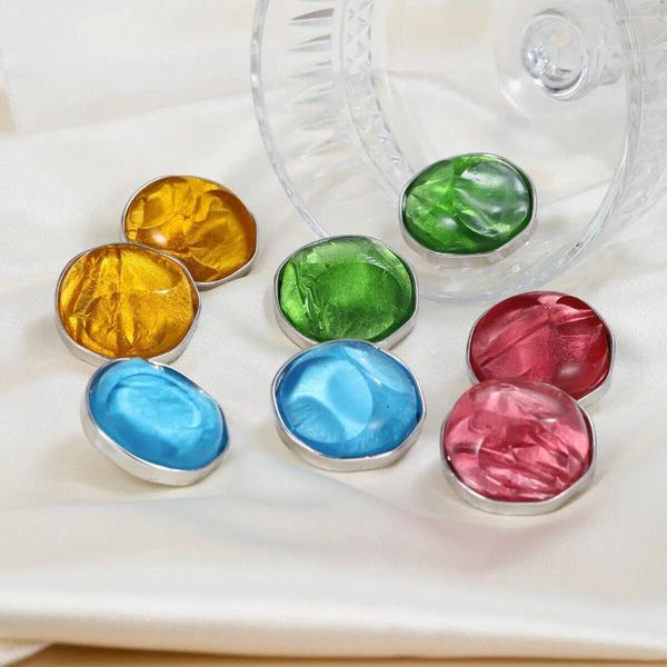 Серьги -серьги с конфетами цвета круглой смолы нерегулярные модные ювелирные украшения Женские подарки