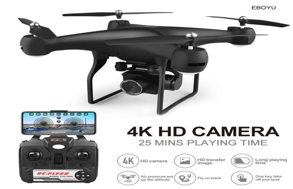 Eboyu F68 WiFi FPV RC Drone 4K 1080p Weitwinkel Einstellbare ESC HD -Kamera Höhe Halten Sie RC Quadcopter Drohne 25 Minuten Flugzeit8785507