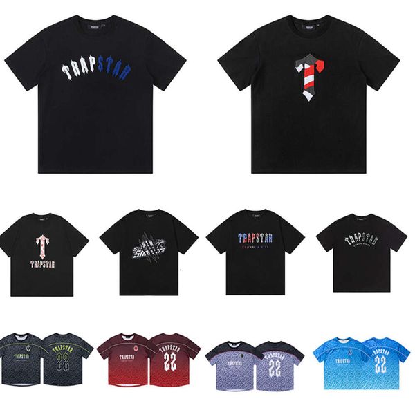 2024 Neue Trapstar-Männer T-Shirt 22 Styles Trapstars Outdoor Casual Mens Shirts Marke Designer AAA Quality Tee Fashion Street Man Tops Eu S-XL12