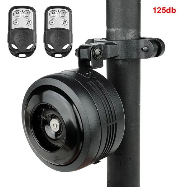 125db USB Charge Bicycle Electric Bell Cycle Cycle Motorcycle Scooter Trump Horn Opzionale Sirena di allarme antitheft Remoto Controllo Remoto240410