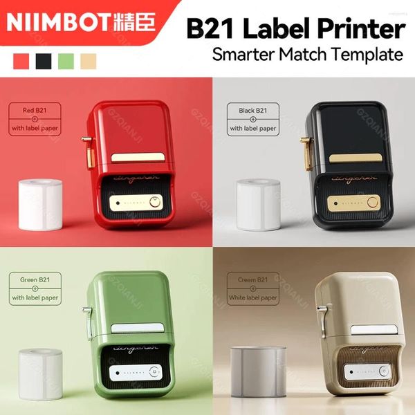 Niimbot B21 Etichetta portatile Stampante Mini Adesivo Terma Adesivo Termica Mobile Pocket Tag Prezzo Nome UV Data Machine Maker