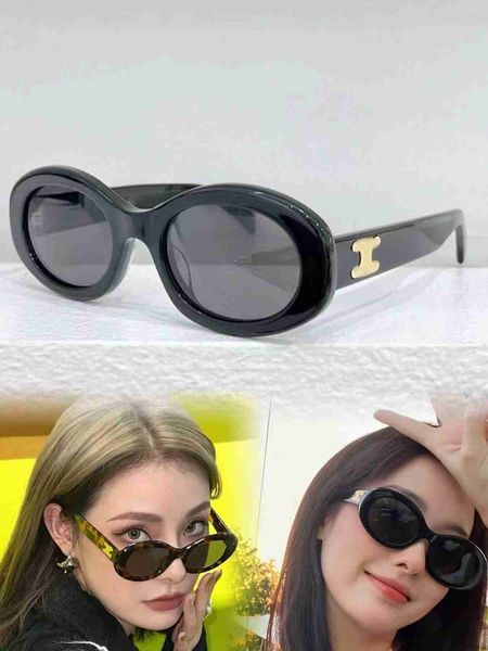 Fashion Luxury Designer Glasses Sunglasses Ladies Men Stars O mesmo estilo óculos de sol Summer Beach Street Shot Sunshade Mirror French High Qu Wksz
