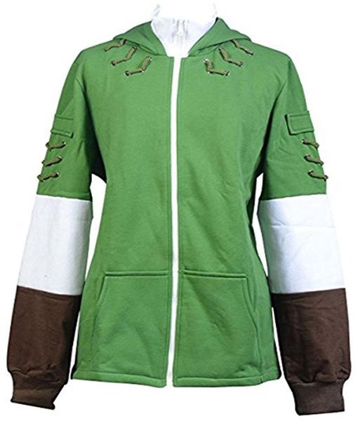 Легенда о Zelda Link Hoodie Zipper Poat Hyrule Jacket Costume5182545