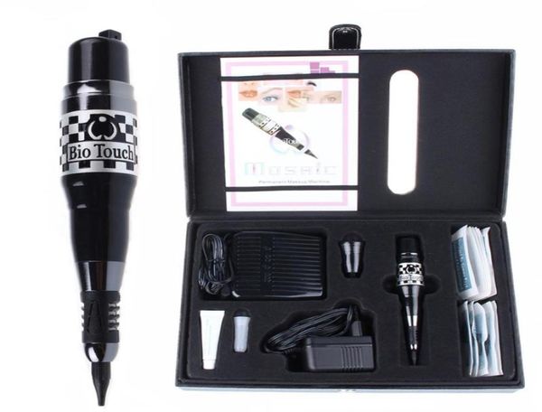 USA Biotouch Mosaic Tattoo Kits Permanent Make -up Rotary Machine Pen Schönheitsausrüstung für Augenbrauen Eyeliner Lippen Kosmetik Make -up7402700