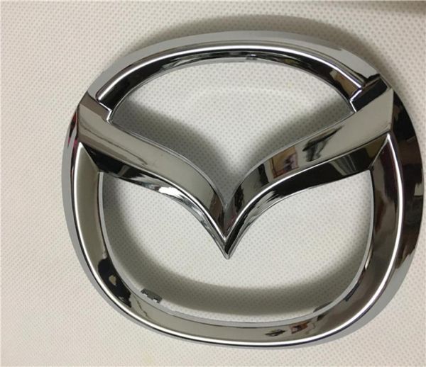 Emblema do radiador de pára -choques dianteiro para Mazda 3 2016 2017 2018 BN BAPJ51730 CHROME BLGE MASCOT2685788