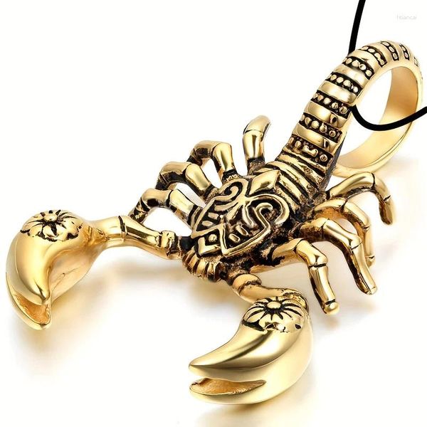 Anhänger Halsketten Skorpion King Halskette Herren Fashion Metal Sliding Accessoires Party Schmuck Schmuck