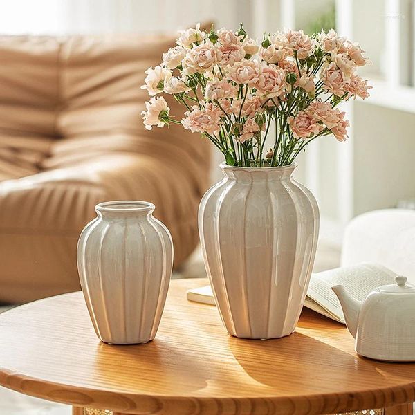 Vasos Luxo Vaso Original Jar Casamento Moderno de Cerâmica Arte Branca Enfeita Para Casa decoração decoração da sala