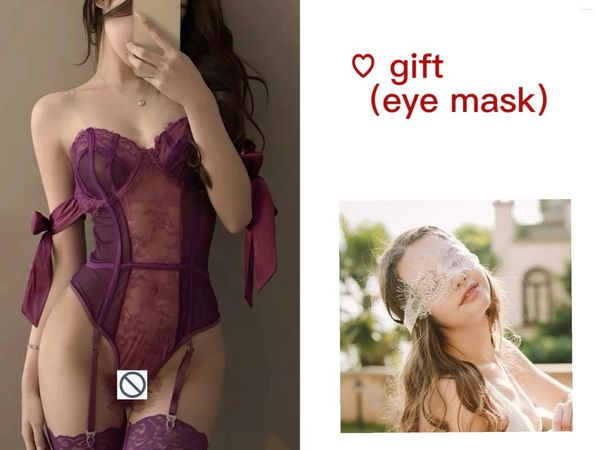 Bras define as meias de ara -composição transparente dos namorados com renda indica eróticas de lingerie sexy de roupas rurais roxas eróticas 18 Bilizna