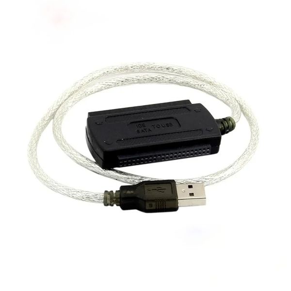 2024 SATA/Pata/IDE Drive al cavo convertitore adattatore USB 2.0 per cavo convertitore adattatore a disco rigido da 2,5/3,5 pollici 480 mb/s per SATA/PATA/IDE