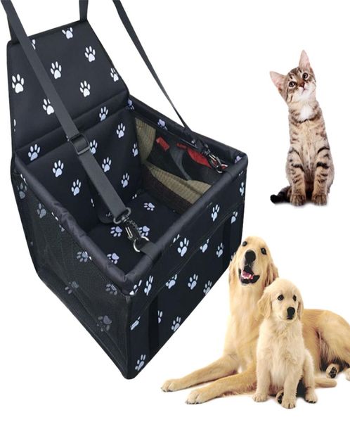 Capa de assento de cachorro de pet -tear dobrável para cães portátil portátil transportadora de cães ao ar livre cesta de assento de carro de gato de gato