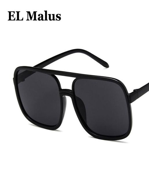 El Malus Big Square Frame Glasses Men Mulheres Designer de marca Lente Reflexivo óculos de sol macho feminino Eyewear dirigindo Oculos SG01108951