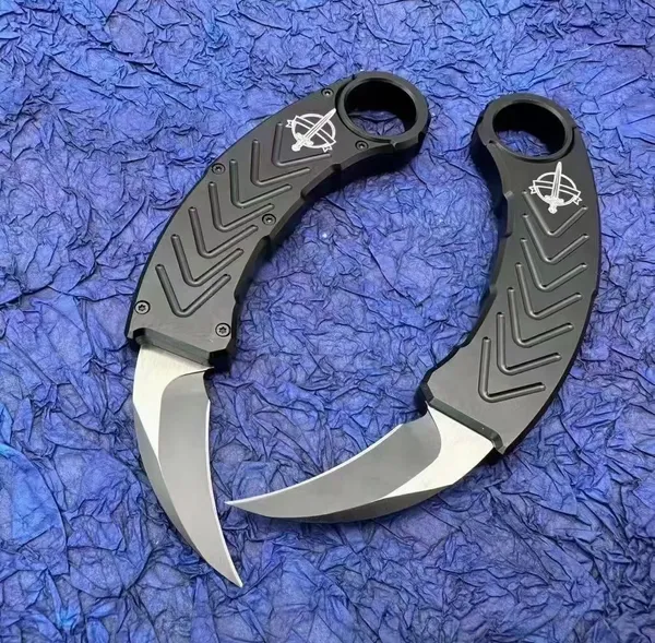 Special Claw Double Action Karambit Knives Auto KIVE K110 Blade Black Aviation Aviation Hands Camp Hunt Tactical KIFE EDC Tools