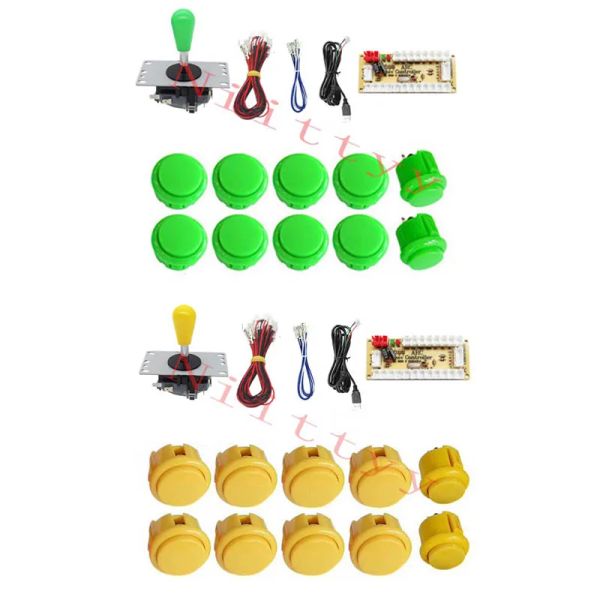 Oyunlar arcade joystick diy kiti sıfır gecikme usb denetleyicisi pc sanwa oval top joystick pc ps3 için ps3 için ps3 için ps3