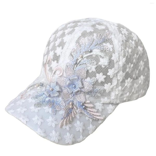 Ball Caps Womens Basic Basic Baseball Cap Floral Lightweight Secar Mesh Sports Sports Hat Birthday Gift for Friends SP99