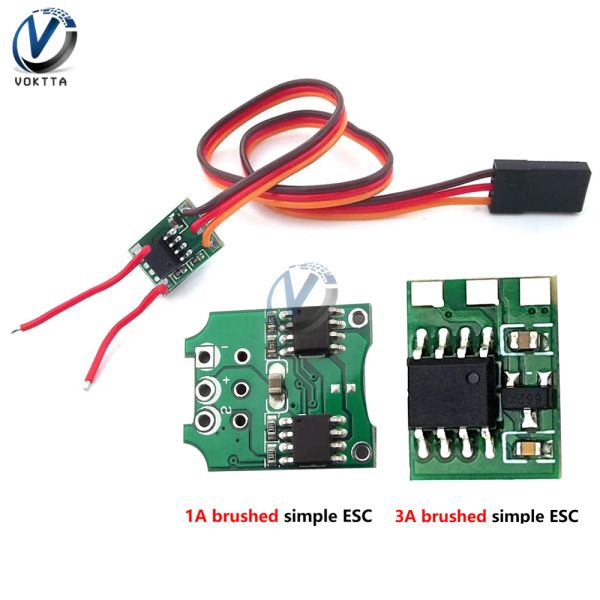 1A/3A Mini Motor Tahrik Modülü DC Motor Valisi İleri Ters Fırçalı Elektrik Ayarlaması Basit ESC Motor Hız Kontrolörü