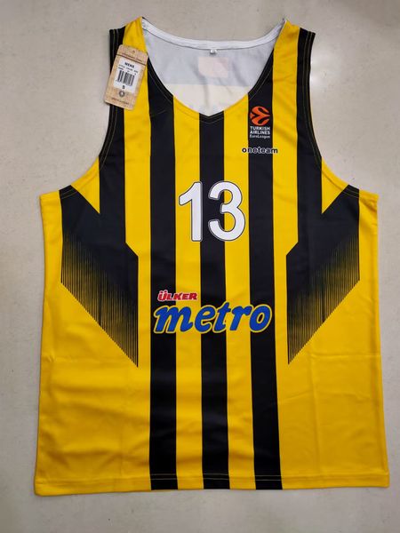 2015-16 Home Uniform #70 Datome #13 Bogdanovic Vintage Basketball Jersey personalizzato con qualsiasi nome e numero