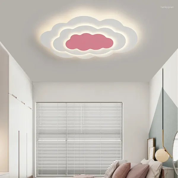 Luzes de teto Creative Metal Lamp Cloud Cloud's Quarto de Estudo Decoração de Estudo LED LED LEDA LIGUNDA DO LIMPENTE HOME