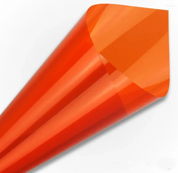 Fensteraufkleber Hohofilm Multisize orange dekorative Filmglas Gleitentür Badezimmer Tint