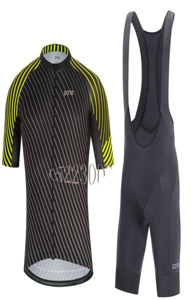 Set da corsa Polyester Gore Team Cicling Maglie per ciclismo Set Men039S Bike bici da bici da bici a secco 9D a secco veloce Pro Ciclismo Mail6755922