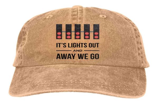 PDN3 IT039s Lights Out and Away We the Baseball Cap ha puntato Capt Sport UNISEX UNISEX Custom Formula 1 F1 Hatsteo6Category4382889