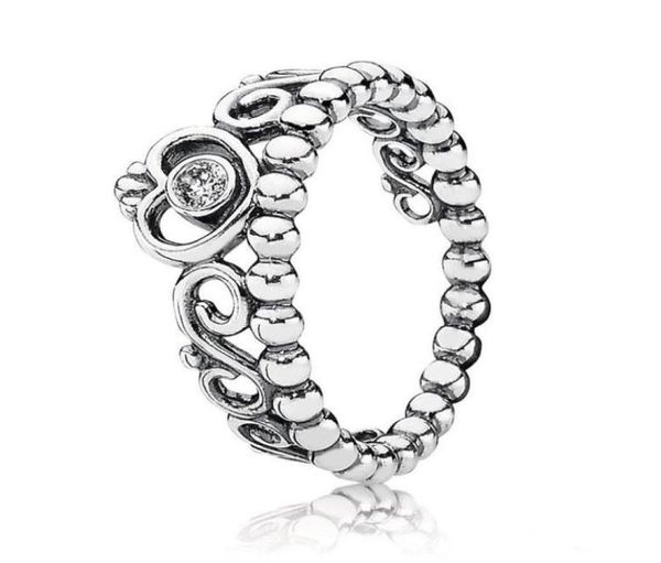 925 Prata esterlina My Princess Packable Ring Set Caixa original para Ra Women Wedding CZ Diamond Crown 18K Rosa Rose Rings3185855