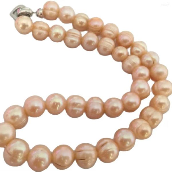 Pendenti 10-11 mm Natural barocco Autentico Mare Cinese South Gold Pearl Collace 18