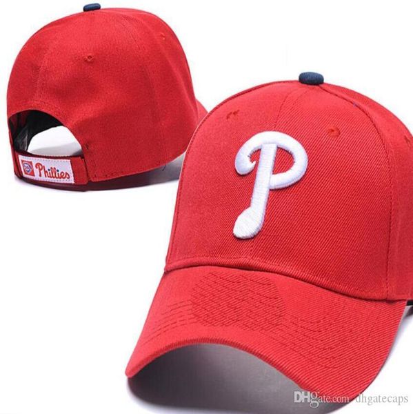 Cappelli Phillies per uomo Snapbacks Cappello da baseball Cappello Fuggito Cappelli di lusso da ricamo a punta Estate Autunno e inverno Tide Bran4549775