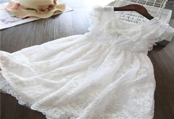 38 лет маленькие девочки одеваются кружевное платье принцессы летнее белая одежда детских свадебных платье
